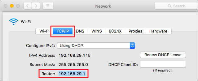 claro router ip address