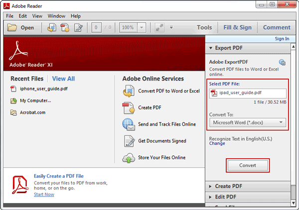 how to convert word document to pdf